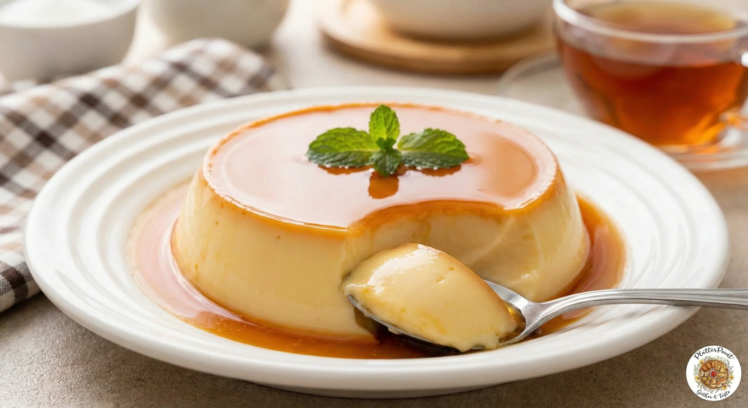 Homemade Caramel Pudding